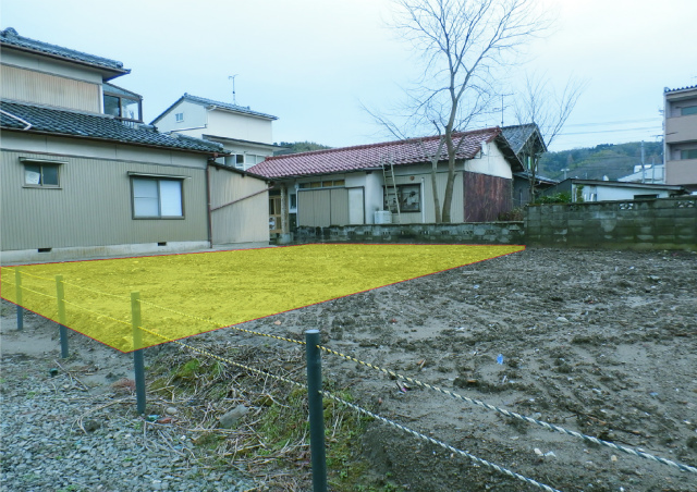 河北郡津幡町北中条売土地